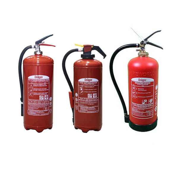 Portable foam extinguishers