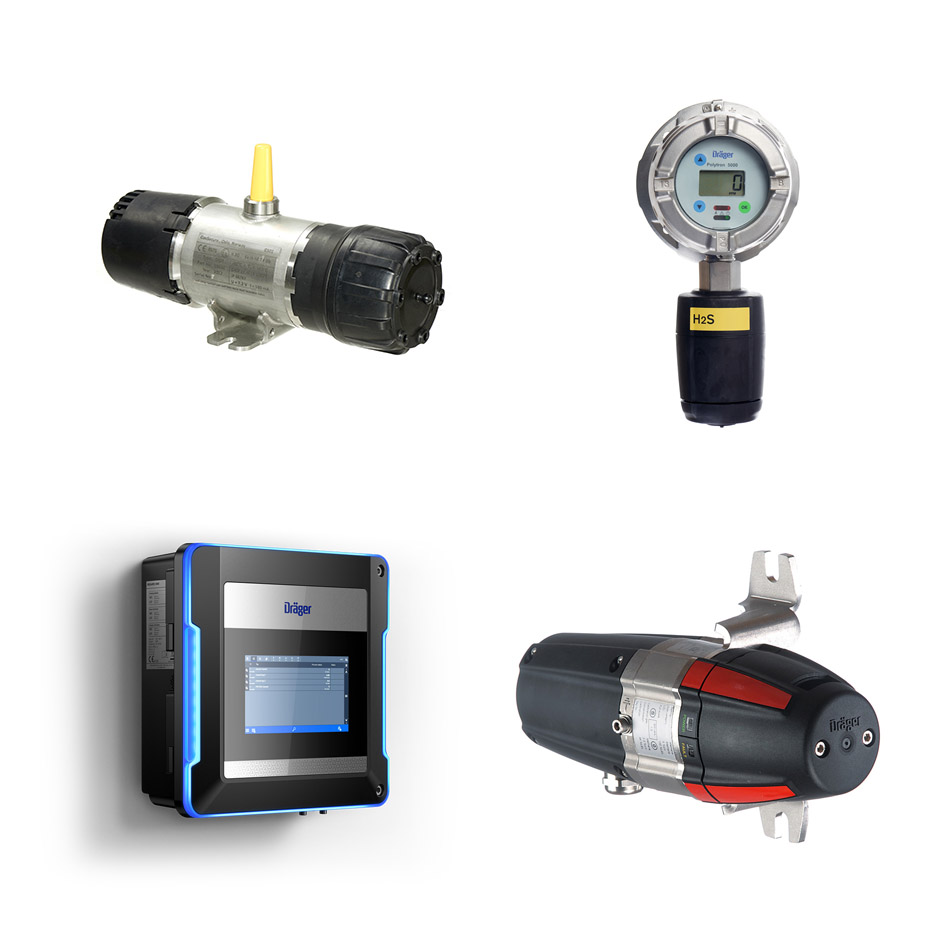 Gas detection equipment fixed